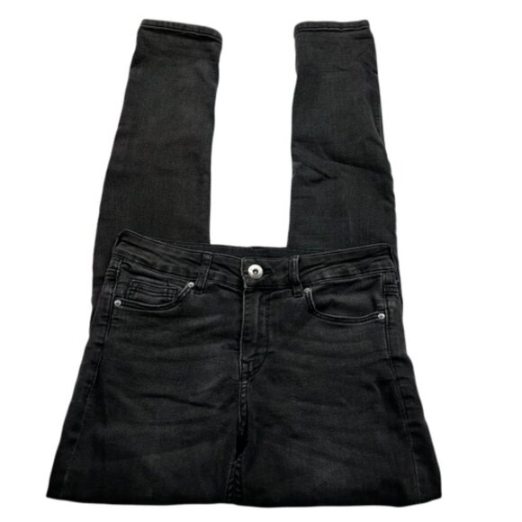 Divided by H&M Womens Skinny Jeans Size 2 Charcoal Wash Stretch Denim Pockets - Picture 1 of 8